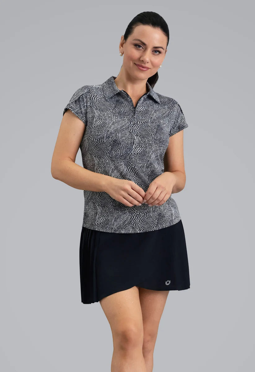 IBKUL Stephanie Tulip Sleeve Top 45247