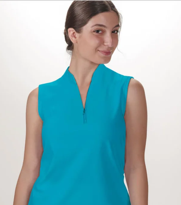 Skort Obsession- Sleeveless Quarter Zips