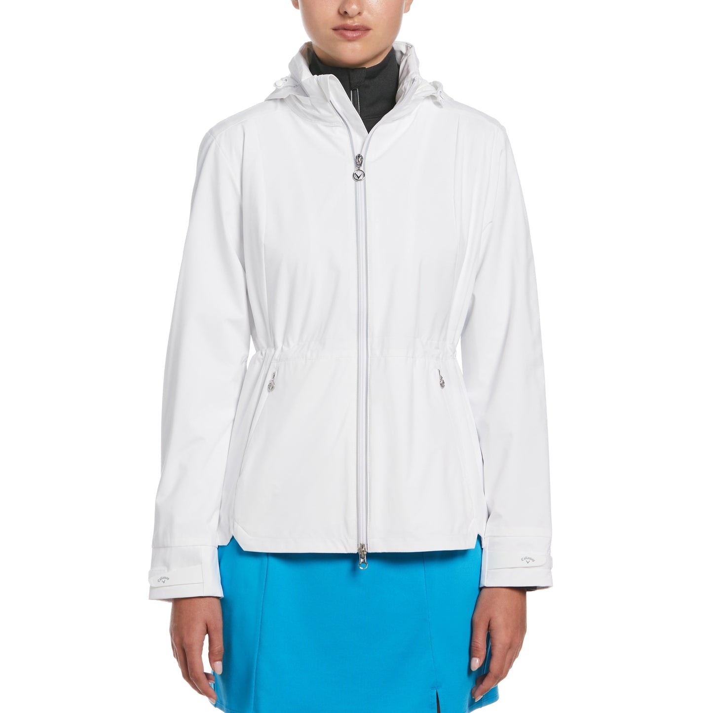 Callaway Women’s Wind and Water Resistant Jacket with Packable Hood