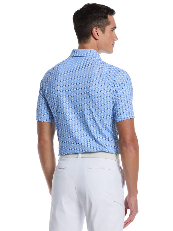 Callaway Men's Albatross Geo Print Polo CGKSG027