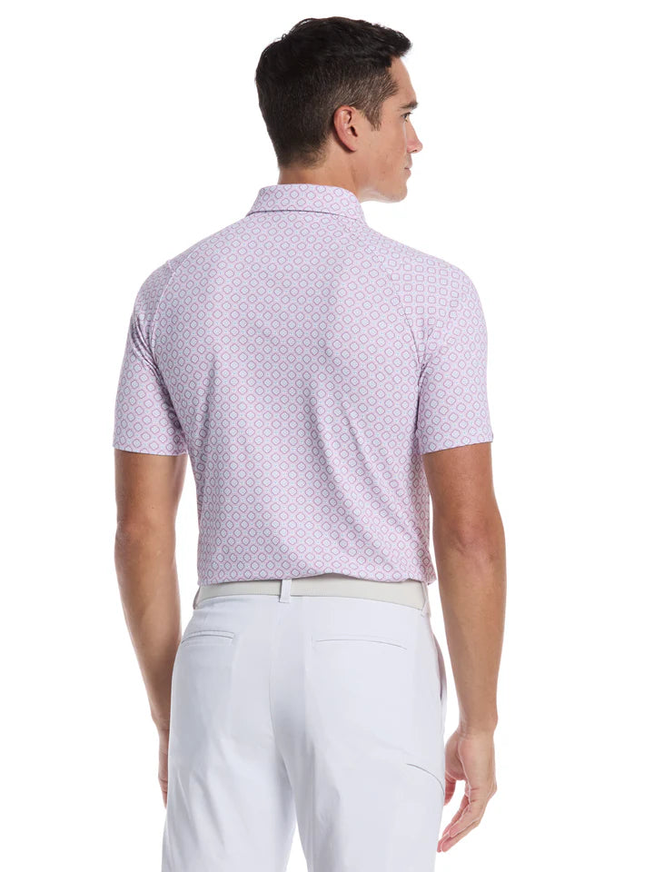 Callaway Men's Golf Club Geo Print Polo CGKSG030