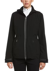 Callaway Women’s Wind and Water Resistant Jacket with Packable Hood