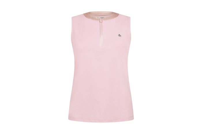 Penguin Metallic Sleeveless Polo Shirt