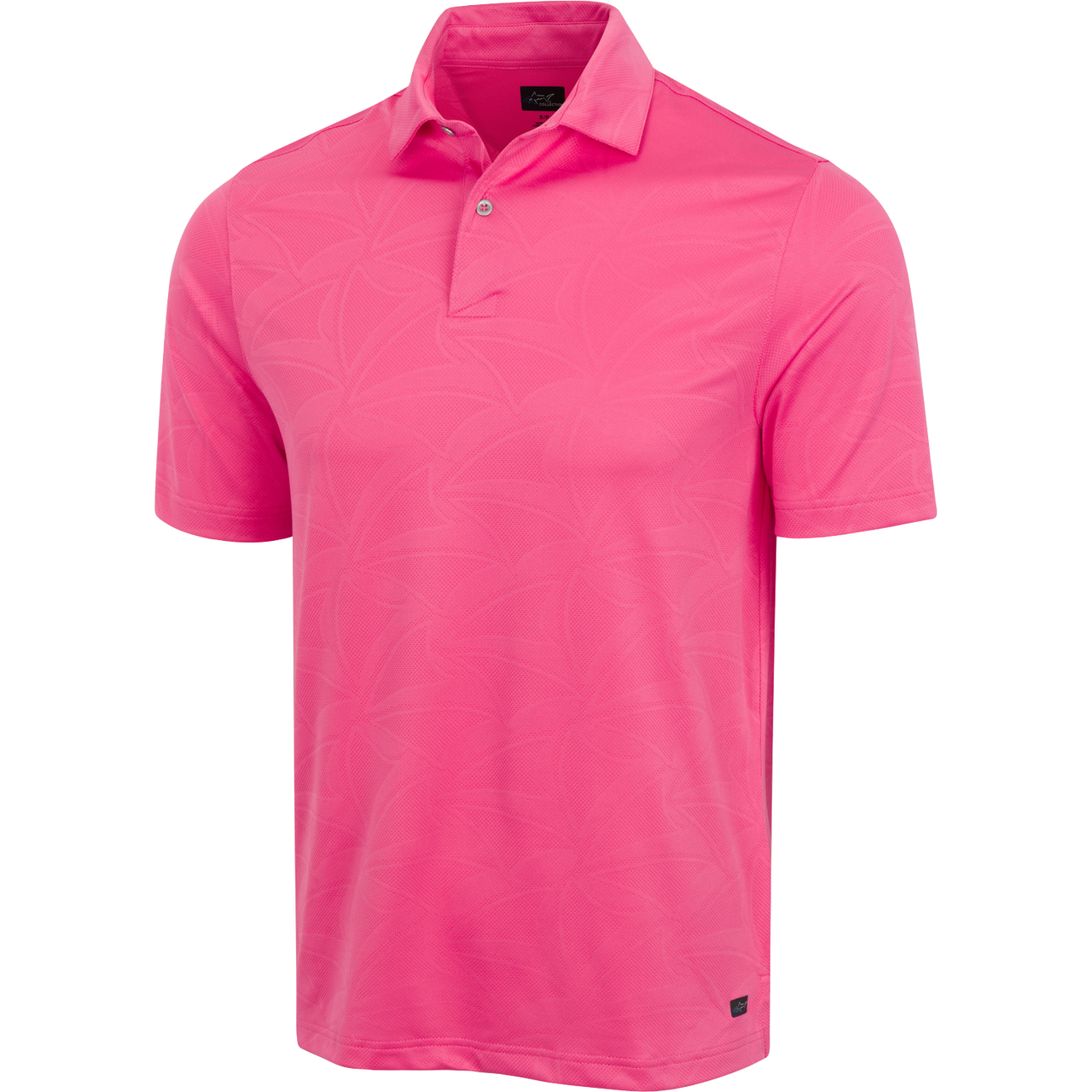 Greg Norman Men’s Shark Wave Jacquard Polo G7S25K300
