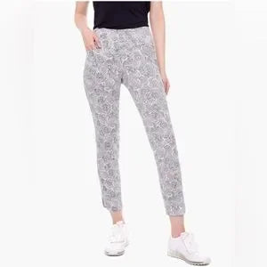 Swing Control Petal-Slit Techno Cropped Pants