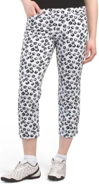 Swing Control Petal-Slit Techno Cropped Pants