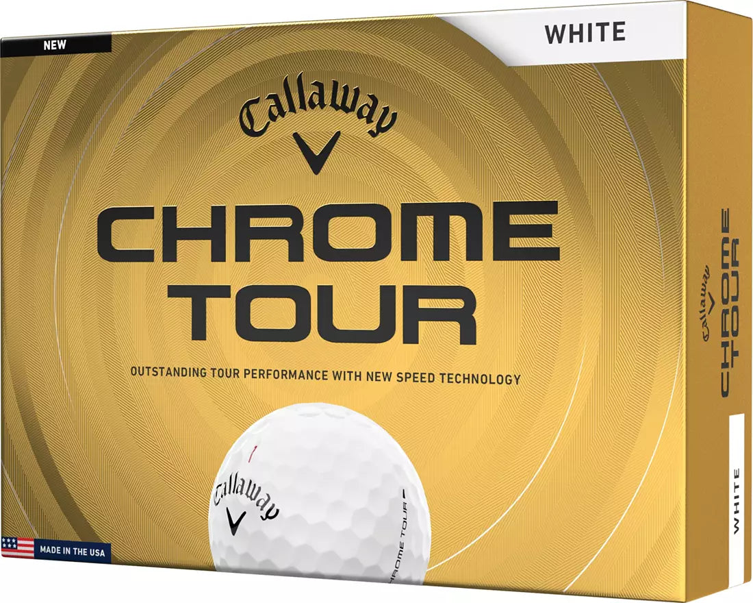 Callaway Chrome Tour Golf Triple Track White Balls