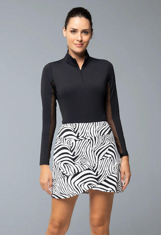 IBKUL Cecilia Print Layered Skort #60932