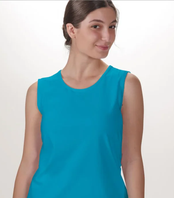 Skort Obsession- Sleeveless Crew Neck Top