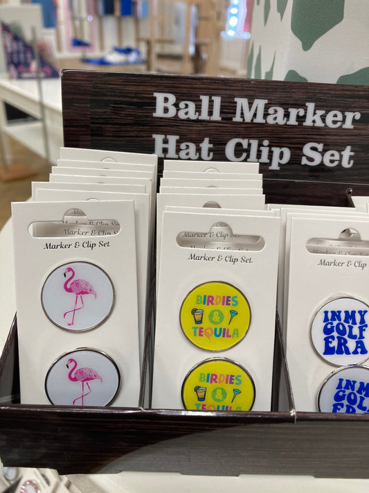 2 Ball Markers w hat clip