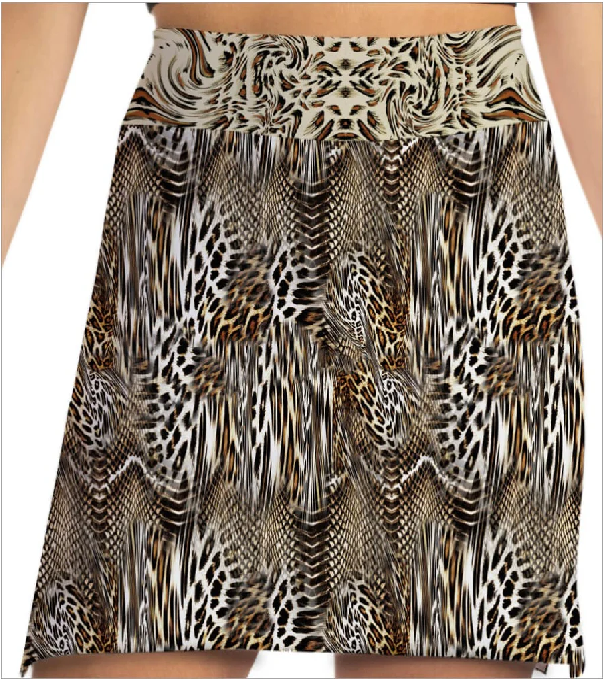 Skort Obsession- Untamed Animal Print Skort