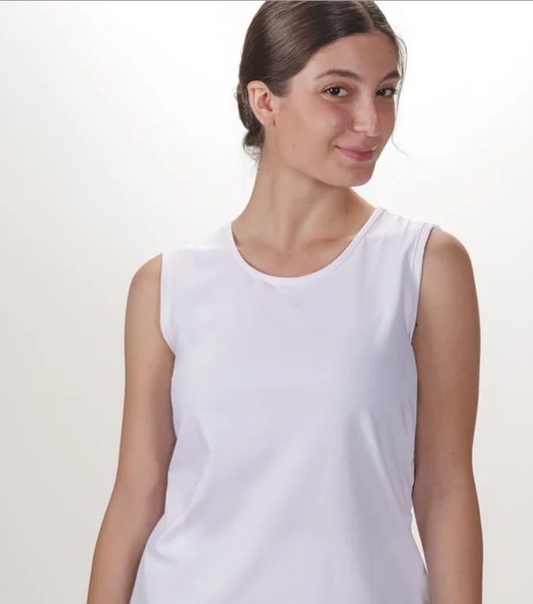Skort Obsession- Sleeveless Crew Neck Top