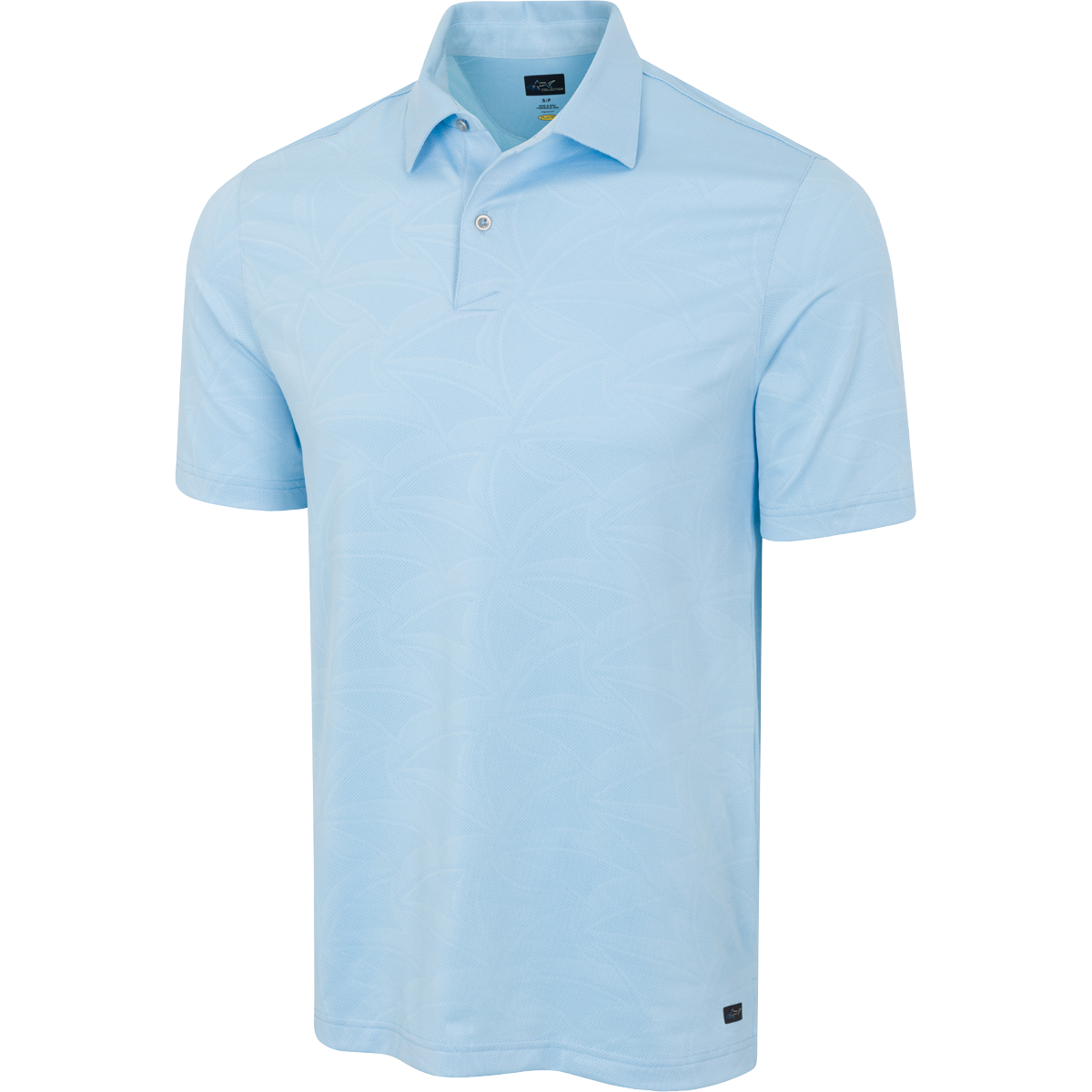Greg Norman Men’s Shark Wave Jacquard Polo G7S25K300