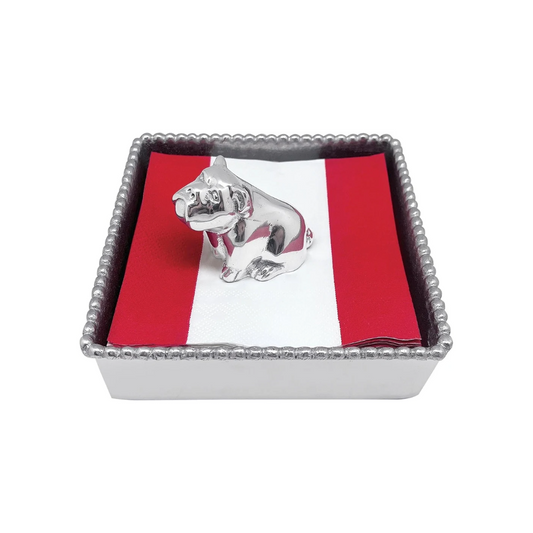 Mariposa Napkin Set with Bull Dog