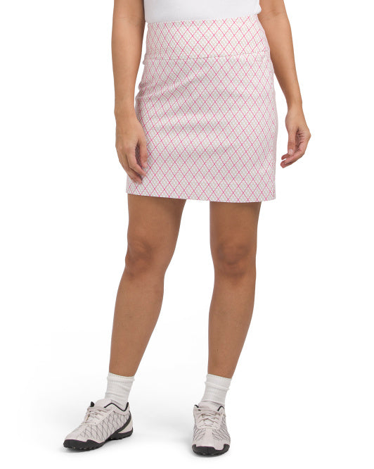 Swing Control Diamonds Skort